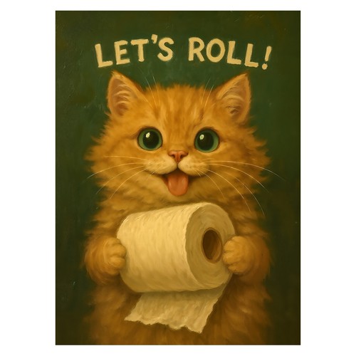 Poster vintage gattini - poster,