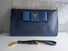 Pochette donna PRADA blu