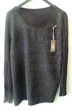 MAGLIA MARRONE BRILLANTE CON