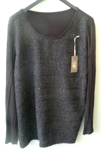 Maglia marrone brillante - marrone, con