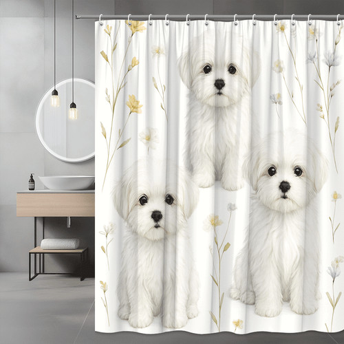 Tenda doccia floreale - doccia,