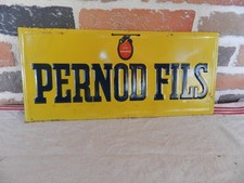 plaque tôle PERNOD FILS