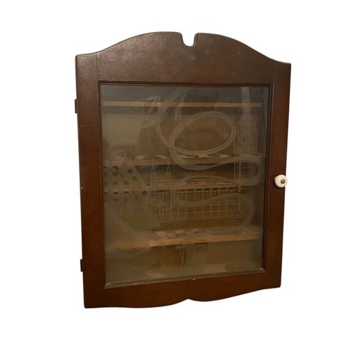 Vetrina parete vintage in - vetrina,