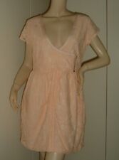ABITO PIZZO ROSA SALMONE H&M TAGLIA 48 TAGLIE FORTI LEGGI LE MISURE