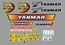 yanmar vio 75 global decalcomanie adesivi kit Complet