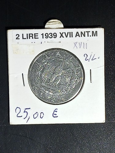 Moneta regno italia 1939 - italia,
