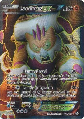 Moderate play landorus - x, landorus-ex