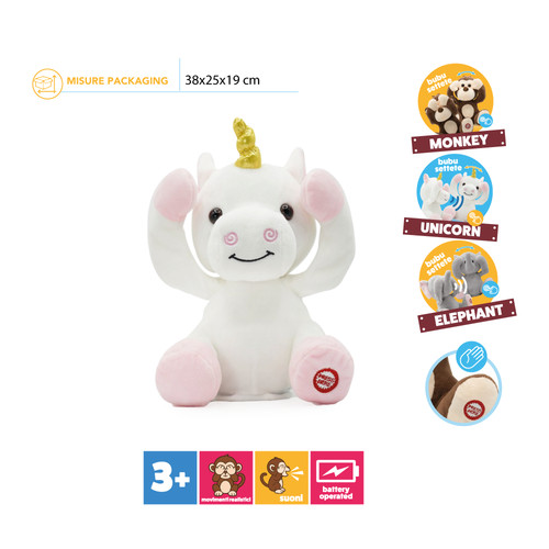 Unicorno interattivo bubu - unicorno,
