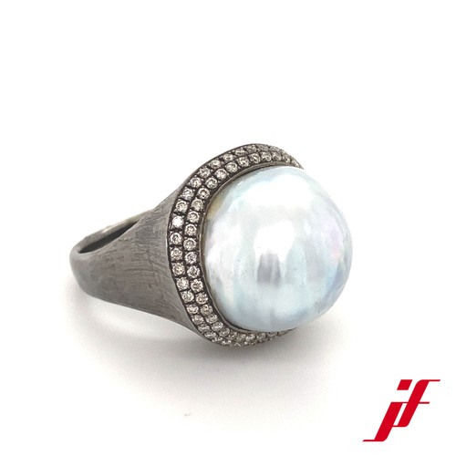 Anello 750 annerito 87 - anello,