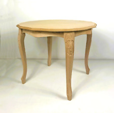 Tavolino grezzo in legno da verniciare diam.60 cm da salotto fai da te rotondo