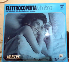 ELETTROCOPERTA SCALDASONNO IMETEC NUOVA MAI USATA SINGOLA IN LANA 190X135CM