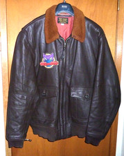 VINTAGE US NAVY/MARINES G-1 GIBSON & BARNES/BuAero M-422 GIACCA PELLE DI CAPRA 46