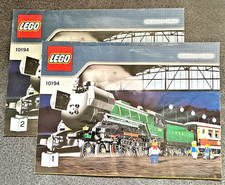 LEGO 10194 SMERALDO EXPRESS / SMERALD NIGHT * ORIGINALE 2 X ISTRUZIONI *👍