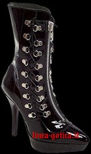 Stivaletti pelle scarpe dark - stivaletti,