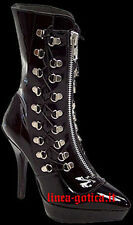 stivaletti pelle scarpe dark