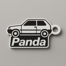 ? Portachiavi Fiat Panda Vintage – Stile Iconico, Spirito Italiano ??