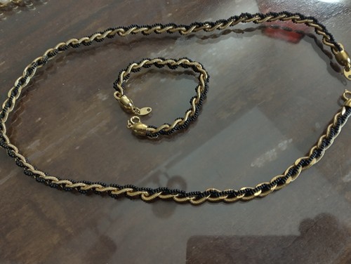 Set bracciale vintage trifari - set,