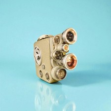 Macchina fotografica cinematografica vintage Eumig C3R 16 mm - torretta multiobiettivo - circa 1959-1963 - Austr