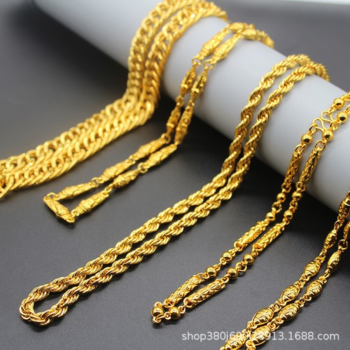 Collana uomo oro giallo 24 - collana,