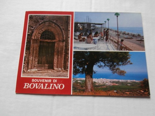 Cartolina bovalino souvenir - cartolina,