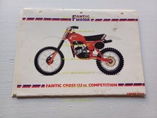 Fantic Motor 125 Cross Competition 1980 catalogo ricambi originale