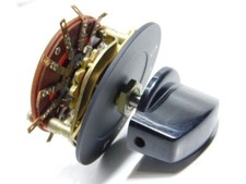 COMMUTATORE 5POSIZIONI 2VIE 10A CON QUADRANTE E MANOPOLA OFFICINE GALILEO #