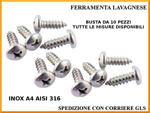 Viti autofilettanti inox - , a4