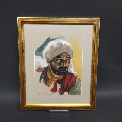 Dipinto ritratto uomo - , arabo