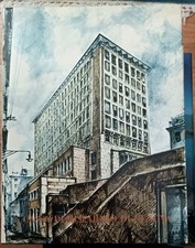 LA NUOVA SEDE DELLA CASSA DI RISPARMIO DI GENOVA CARIGE ILLUSTRATO e PLANIMETRIE