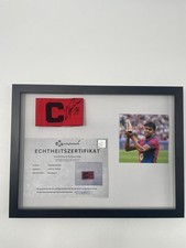 Fascia Da Capitano Lamine Yamal Firmata In Cornice FC BARCELONA COA Autografo