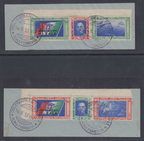 Italia 1933 balbo c48 c49 - sc, c48-c49