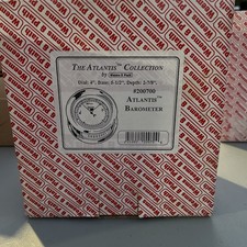 Barometro Atlantis Weems & Plath nuovo con scatola, ottone lucido 200700
