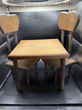 Set da pranzo bambola in legno