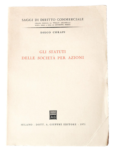 Corapi gli statuti delle - ",