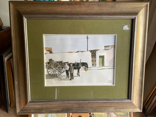 Aldo riso acquarello su - riso,