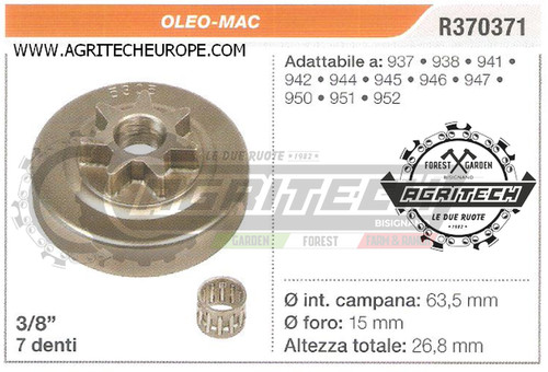 R370371 oregon pignone campana - oregon,