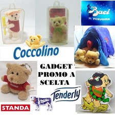 COCCOLINO STANDA TENDERLY PERUGINA MILKA GADGET PROMOZIONALI 80 90 2000 A SCELTA