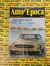 Rivista AUTO D'EPOCA anno XVI n.4 aprile 1999 MERCEDES-BENZ 230 SL PAGODA (AM6)