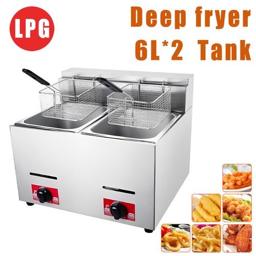 Friggitrice gpl chip - friggitrice, 6l*2