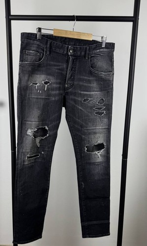 Jeans skater dsquared2 grigio - jeans,