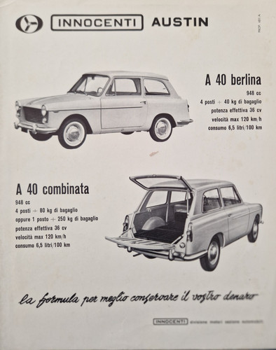 Innocenti austin a40 auto - austin,