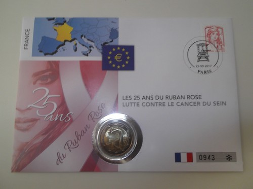 Euro numisbrief francia 2017 - 2,