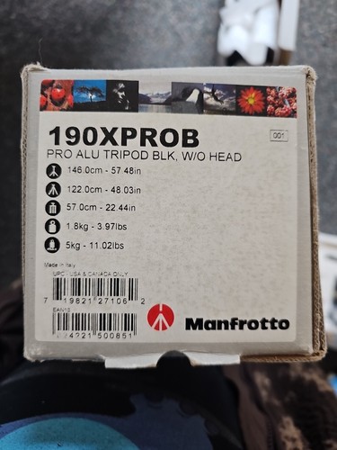 Manfrotto 190xprob tripod - manfrotto,