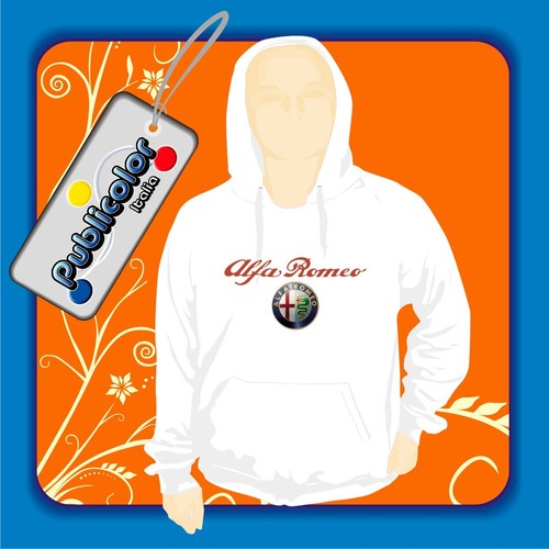 Felpa cappuccio alfa romeo - ,