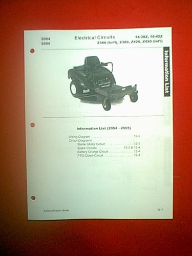 Toro zero turn 38z 42z - turn, 16-42z