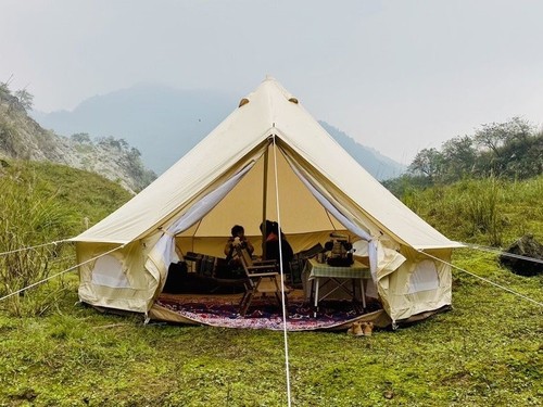 Tenda campana in tela - da, da