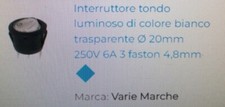 INTERRUTTORE LUMINOSO BIANCO