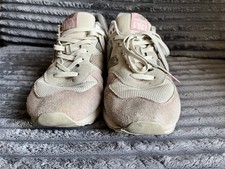 New Balance 574 Pink and White