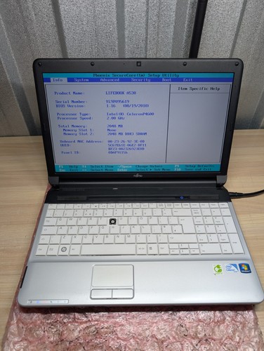 Fujitsu lifebook a530 intel - lifebook,