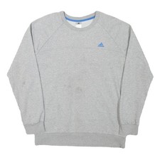 ADIDAS Felpa Uomo Grigia in